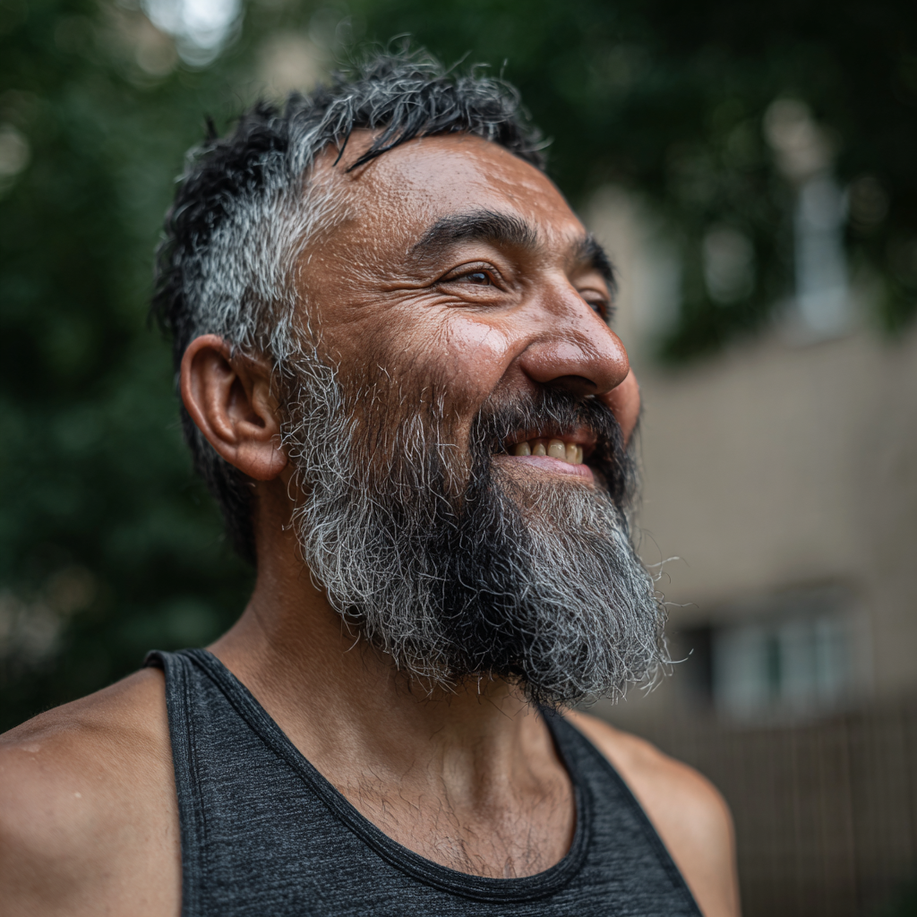 Diverse group of Uzbek adults demonstrating proper yoga postures with focus on alignment and body structure